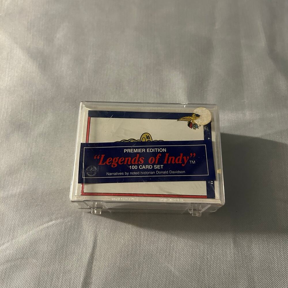 Legends of Indy 100 card set nascar